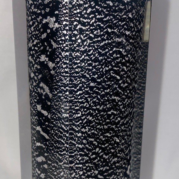 Signed Murano Italy ALESSANDRO MANDRUZZATO hexagon Silver Black Sommerso perfect - Picture 5 of 8